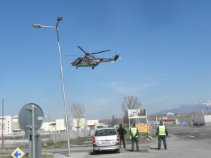 Хеликоптери патрулират по границата с Гърция от Петрич до Гоце Делчев