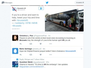 Белгийци предлагат чрез Twitter стаи и превоз на блокирани в Брюксел