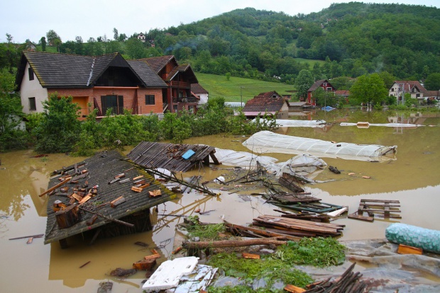 Бедствено положение в 12 общини в Сърбия заради наводнения