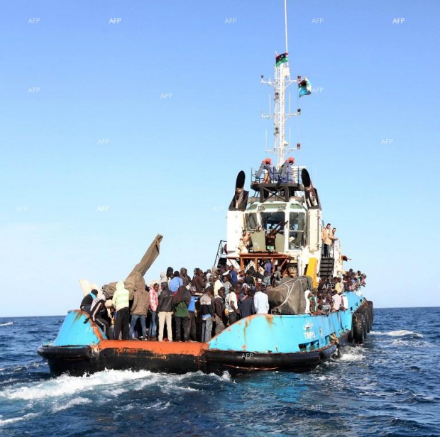 Над 649 нелегални мигранти са задържани днес край бреговете на Либия