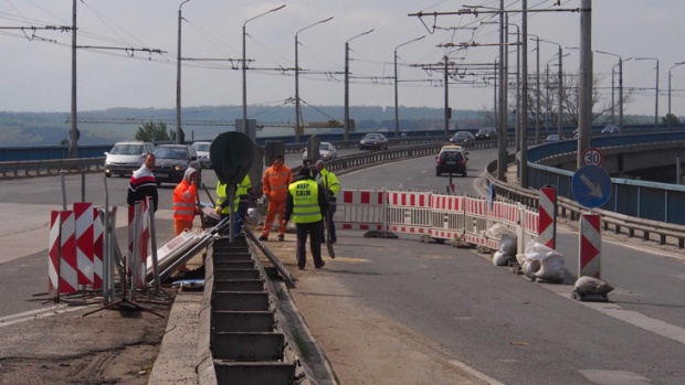 До 30 юни приключва ремонтът на Аспаруховия мост