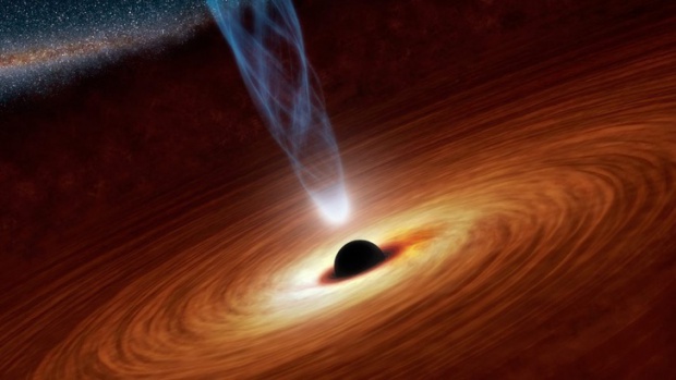 Учени откриха гигантска черна дупка, образувана от сблъсък на три галактики