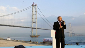 Ердоган откри четвъртия по големина висящ мост в света