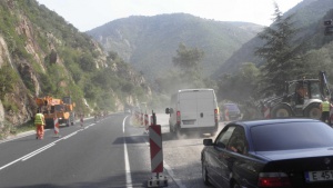 Продължава ремонта в Кресненското дефиле