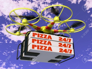 Модерните технологии навлизат все повече в ежедневието ни. Дронове ще разнасят пица