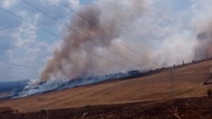 Бедствено положение заради пожар в Гълъбово