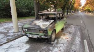 Лек автомобил „Лада“ се самозапали тази сутрин в Русе