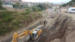 Започна изграждането на отводнителните канали в квартал Аспарухово
