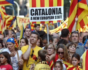 Хиляди демонстранти в Каталуния поискаха независимост от Испания