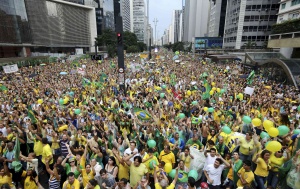 Протест срещу новоизбрания бразилски президент