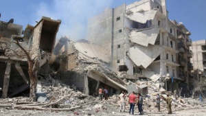 Серия бомбандировки в Алепо взеха живота на 20 деца