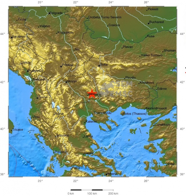 Ново земетресение с магнитуд 3,7 разклати Македония