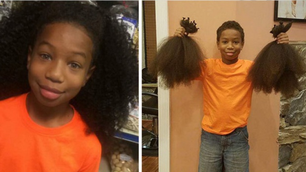 8-годишно момиченце дари косата си на болни от рак, пускала я 2 години