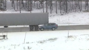 Времето изненада Калифорния. 5-сантиметров сняг падна в Невада