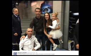 Кристиано Роналдо с трогателен жест към неизлечимо болен футболист