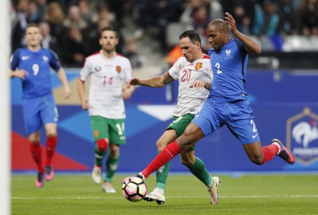 Българският национален отбор по футбол падна от Франция с 1:4 като гост