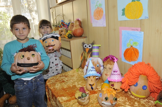 Детска изложба по случай празника на тиквата в Хасково
