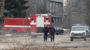 Пожар пламна в банка в Хасково. Наложиха евакуация