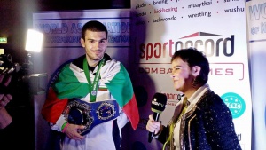 Шампионът по кикбокс Емануил Димитров получи приза Спортист на месец октомври