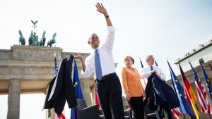 Обама обсъжда трансатлантическото апртньорство с европейски премиери в Берлин