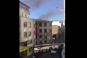 Размирици в бeжански център в Истанбул