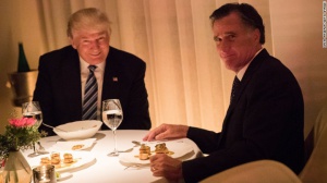 Тръмп и Мит Ромни на вечеря - сигнал, че именно Ромни ще е следващият държавен секретар