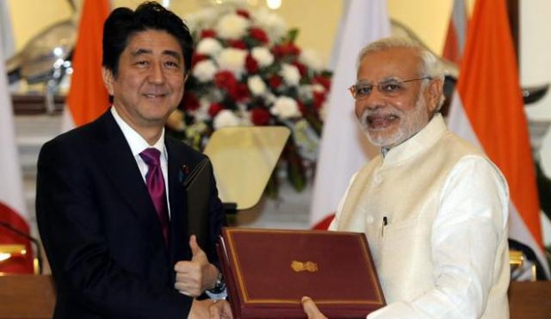 Япония и Индия подписаха договор за ядрено споразумение