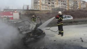 Тежка катастрофа до Благоевград, двама са в болница