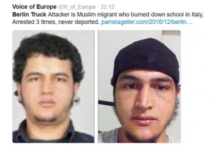 Тунизиецът заподозрян в атентата в Берлин бил наркотрафикант