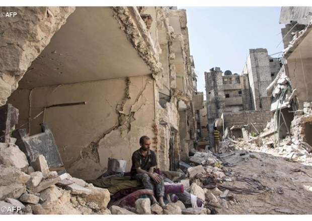 Дрон засне разрушена от войната катедрала в Алепо (ВИДЕО)