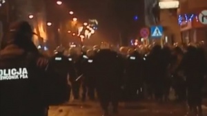 Масови безредици в Полша заради убийство в новогодишната нощ