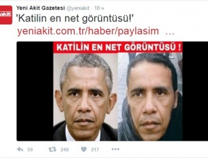 Турски вестник публикува колаж на атентатора от Истанбул с лицето на Обама