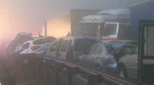 Верижна катастрофа в Сърбия затвори магистралата до София