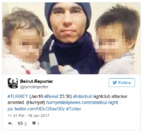 Заловиха убиеца от дискотеката в Истанбул