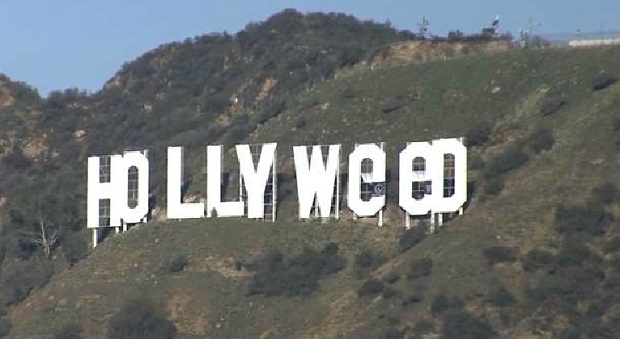 Вандали промениха известния надпис над Холивуд