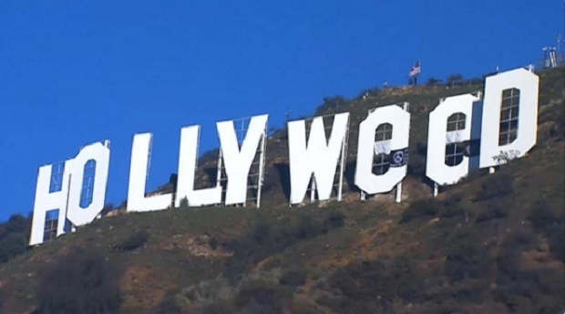 Мъжът променил надписа "Холивуд" се предал в полицията