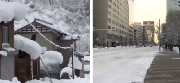2 метра е вече снежната покривка в Япония