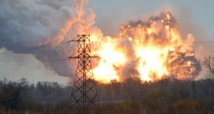 Мощна експлозия разтърси химически завод в Донецк