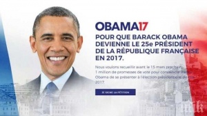 Над 40 хил. французи искат Обама за президент