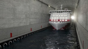 Първият в света тунел за кораби ще бъде построен в Норвегия