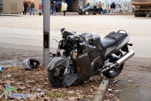Моторист пострада в катастрофа край Лютиброд