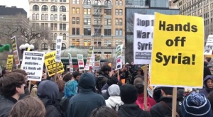 Хиляди американци протестираха срещу нападението в Сирия
