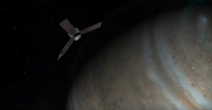 Сонда на НАСА засне гигантски вихър на Юпитер