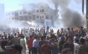 Стотици хора загинаха при атака на склад с химически вещества в Сирия