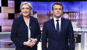 Агресивен тон на последния дебат между Макрон и Льо Пен