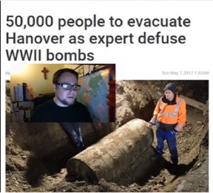 В Германия се провежда втората най-голяма операция след ВСВ заради обезвреждане на бомби