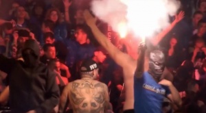 Левски е на 103 години! Ултрасите взривиха Герена с пирошоу минути след полунощ