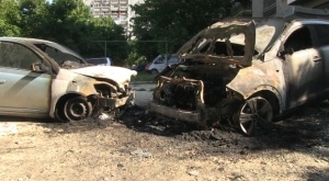 Изгоряха три коли в Русе