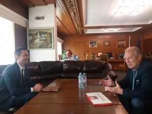 Николай Мелемов се срещна с генералния консул на Турция Хюсеин Ергани