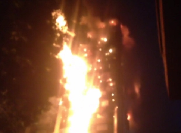 Жена спаси семейството си от пожара в Лондон